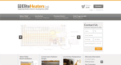 Desktop Screenshot of eliteheaters.co.uk