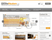 Tablet Screenshot of eliteheaters.co.uk